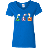 T-Shirts Royal / S Kawaii Halloween Potions Women's V-Neck T-Shirt