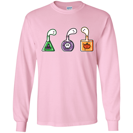 T-Shirts Light Pink / YS Kawaii Halloween Potions Youth Long Sleeve T-Shirt