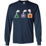 T-Shirts Navy / YS Kawaii Halloween Potions Youth Long Sleeve T-Shirt