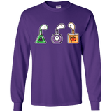 T-Shirts Purple / YS Kawaii Halloween Potions Youth Long Sleeve T-Shirt