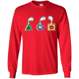 T-Shirts Red / YS Kawaii Halloween Potions Youth Long Sleeve T-Shirt