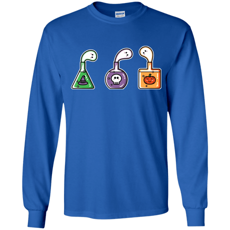 T-Shirts Royal / YS Kawaii Halloween Potions Youth Long Sleeve T-Shirt