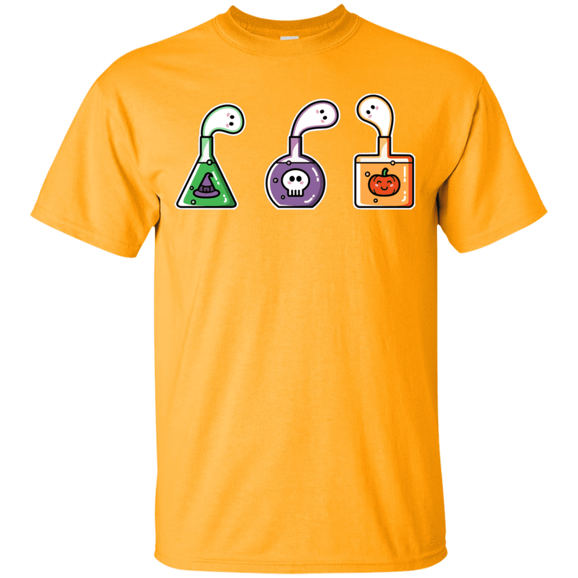 T-Shirts Gold / YXS Kawaii Halloween Potions Youth T-Shirt