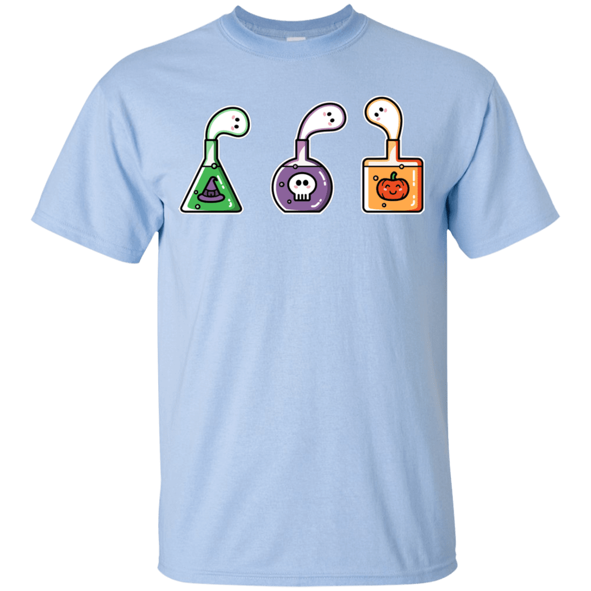 T-Shirts Light Blue / YXS Kawaii Halloween Potions Youth T-Shirt