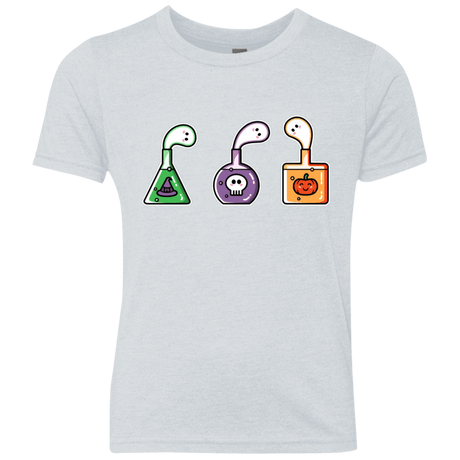 T-Shirts Heather White / YXS Kawaii Halloween Potions Youth Triblend T-Shirt