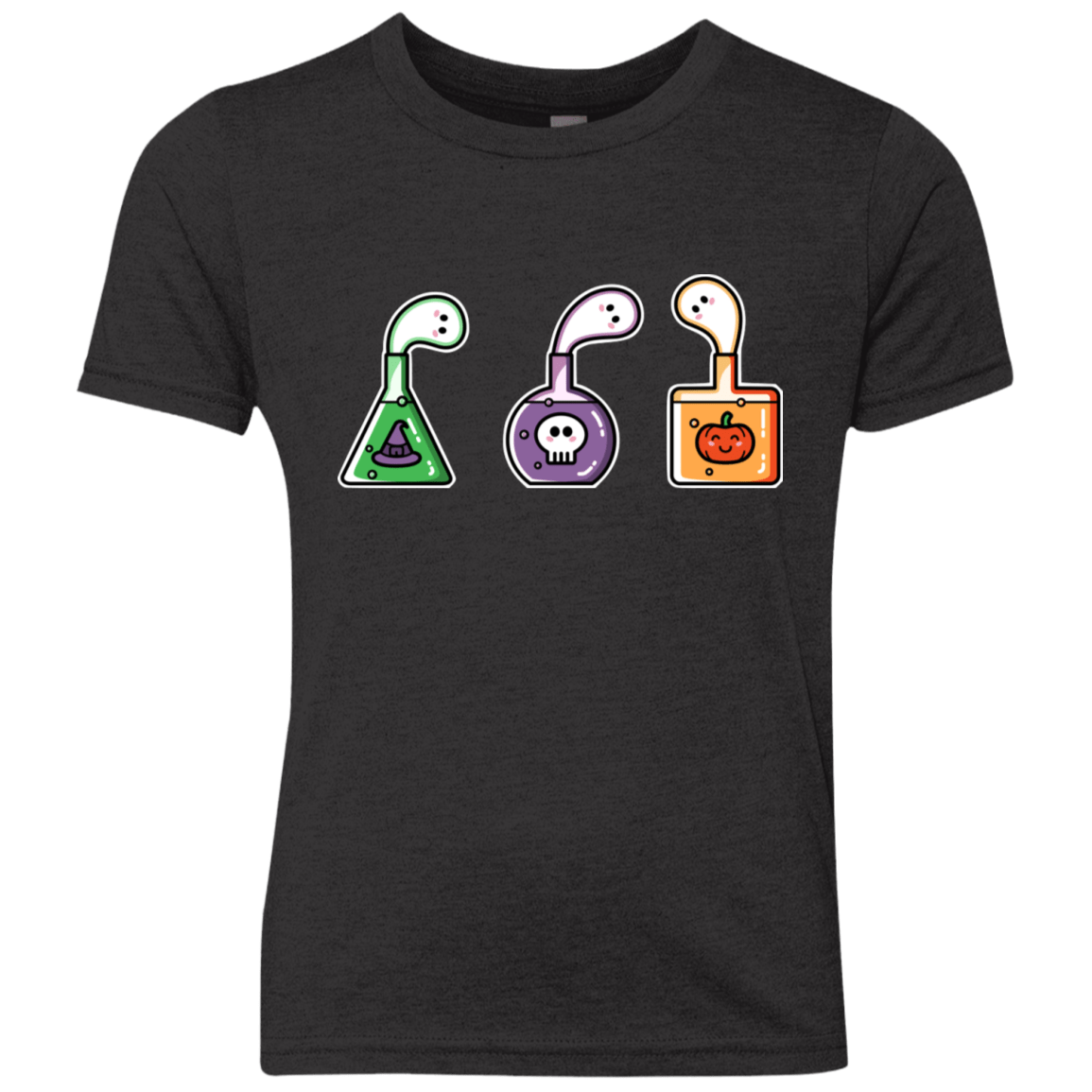 T-Shirts Vintage Black / YXS Kawaii Halloween Potions Youth Triblend T-Shirt