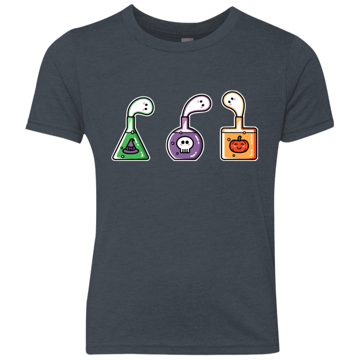 T-Shirts Vintage Navy / YXS Kawaii Halloween Potions Youth Triblend T-Shirt
