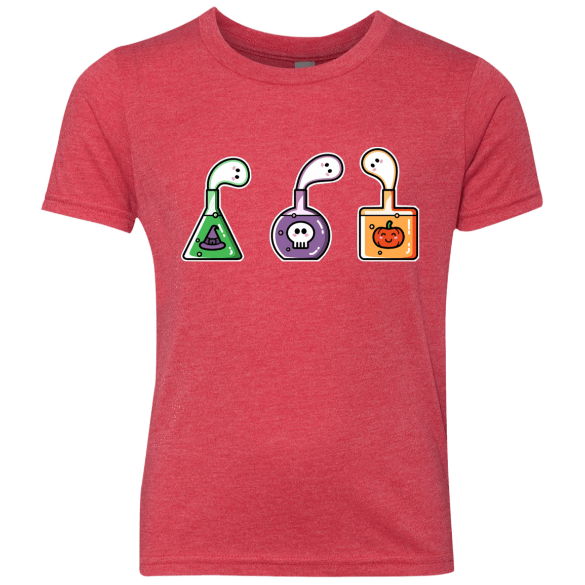 T-Shirts Vintage Red / YXS Kawaii Halloween Potions Youth Triblend T-Shirt