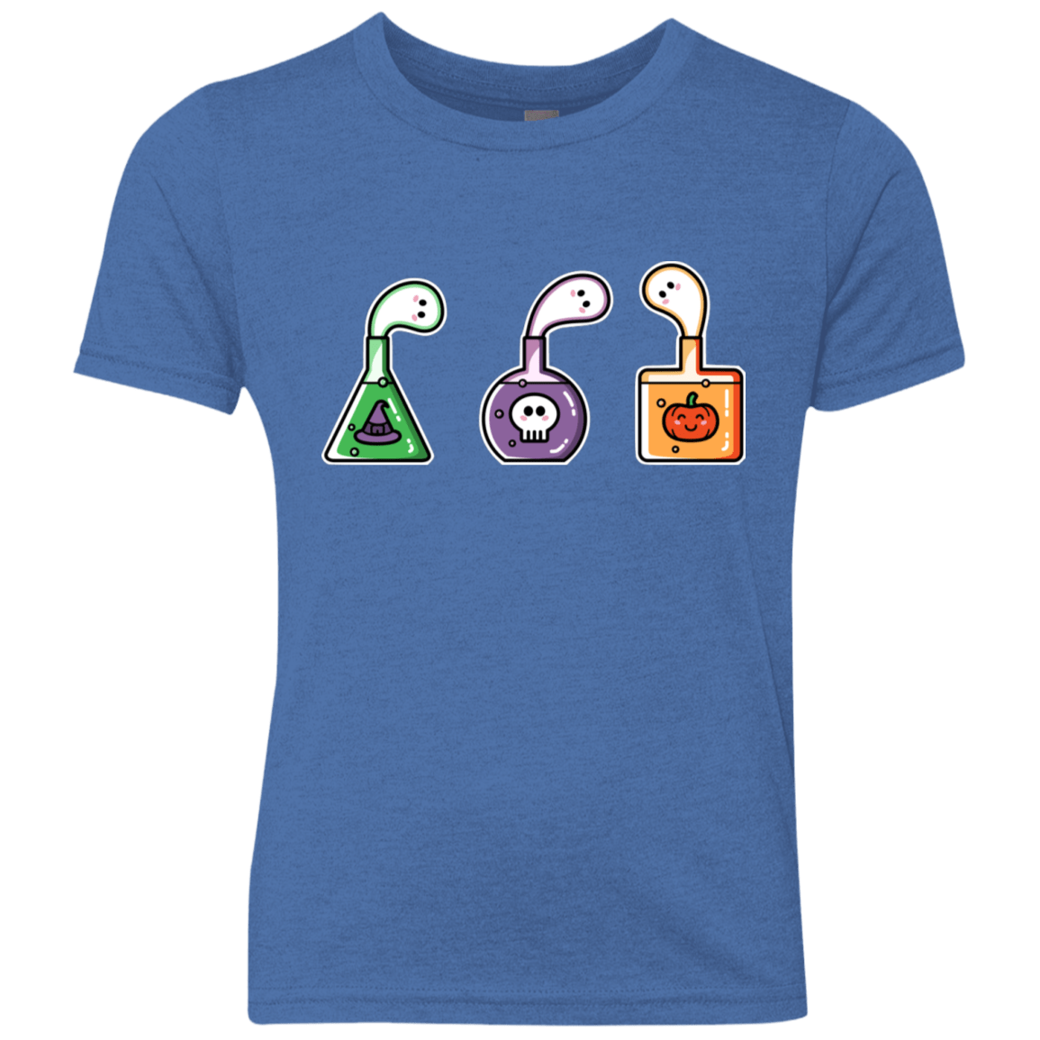 T-Shirts Vintage Royal / YXS Kawaii Halloween Potions Youth Triblend T-Shirt