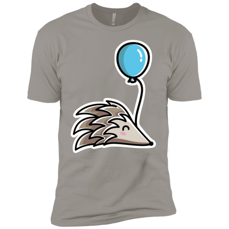 T-Shirts Light Grey / YXS Kawaii Hedgehog with Balloon Boys Premium T-Shirt