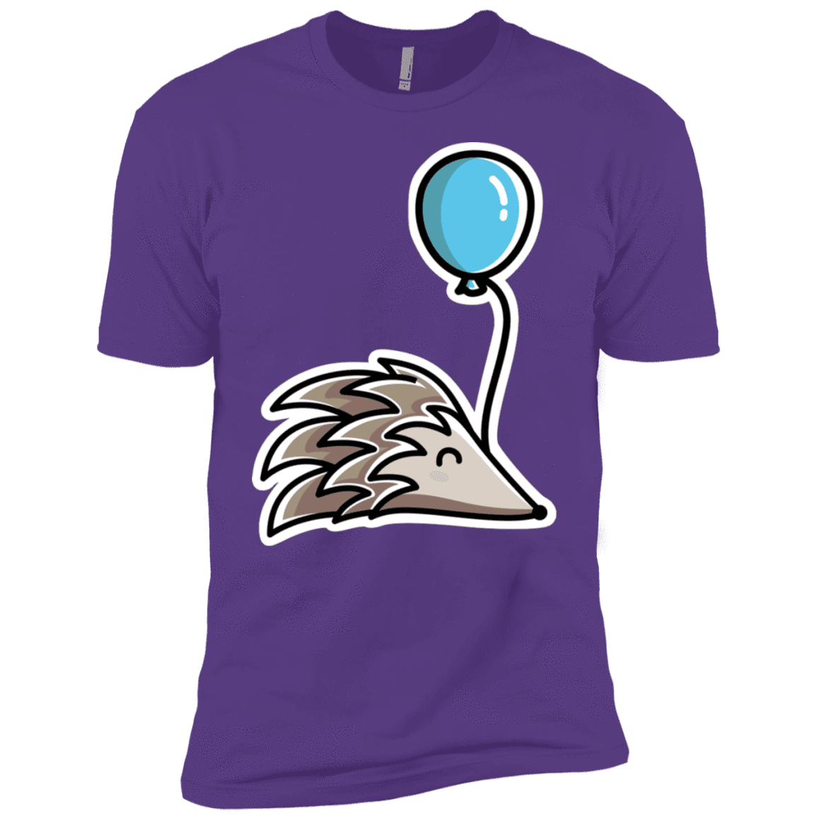 T-Shirts Purple Rush / YXS Kawaii Hedgehog with Balloon Boys Premium T-Shirt