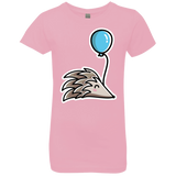 T-Shirts Light Pink / YXS Kawaii Hedgehog with Balloon Girls Premium T-Shirt