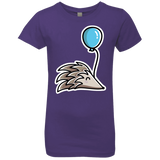 T-Shirts Purple Rush / YXS Kawaii Hedgehog with Balloon Girls Premium T-Shirt