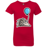 T-Shirts Red / YXS Kawaii Hedgehog with Balloon Girls Premium T-Shirt