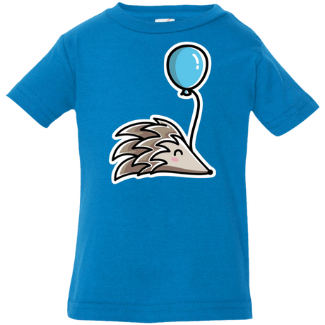 T-Shirts Cobalt / 6 Months Kawaii Hedgehog with Balloon Infant Premium T-Shirt