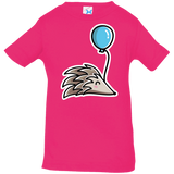 T-Shirts Hot Pink / 6 Months Kawaii Hedgehog with Balloon Infant Premium T-Shirt