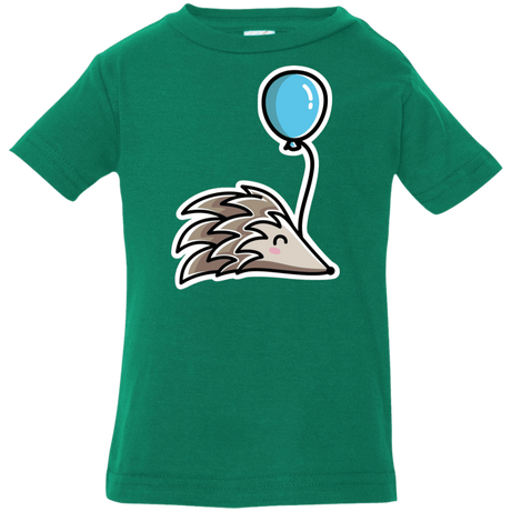 T-Shirts Kelly / 6 Months Kawaii Hedgehog with Balloon Infant Premium T-Shirt