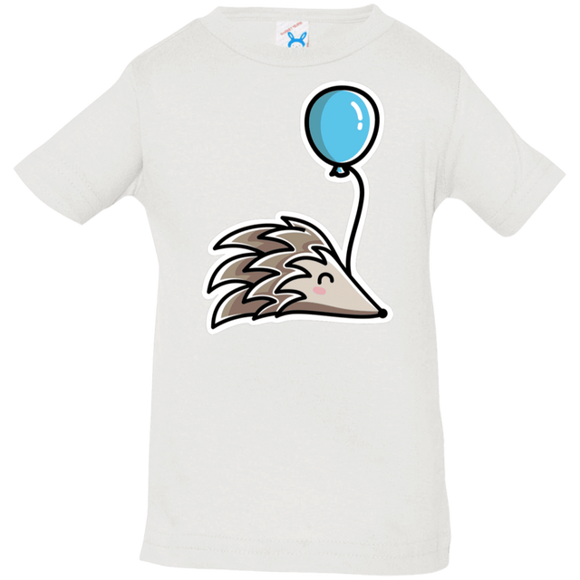 T-Shirts White / 6 Months Kawaii Hedgehog with Balloon Infant Premium T-Shirt