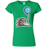 T-Shirts Irish Green / S Kawaii Hedgehog with Balloon Junior Slimmer-Fit T-Shirt