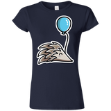 T-Shirts Navy / S Kawaii Hedgehog with Balloon Junior Slimmer-Fit T-Shirt