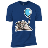 T-Shirts Royal / X-Small Kawaii Hedgehog with Balloon Men's Premium T-Shirt