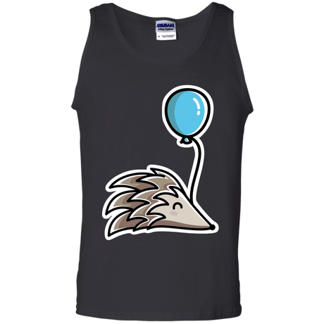 T-Shirts Black / S Kawaii Hedgehog with Balloon Men's Tank Top