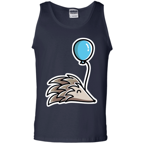 T-Shirts Navy / S Kawaii Hedgehog with Balloon Men's Tank Top