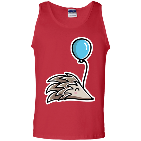 T-Shirts Red / S Kawaii Hedgehog with Balloon Men's Tank Top