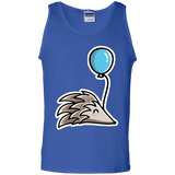 T-Shirts Royal / S Kawaii Hedgehog with Balloon Men's Tank Top