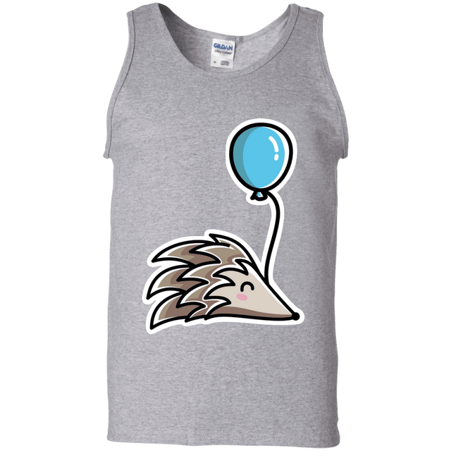 T-Shirts Sport Grey / S Kawaii Hedgehog with Balloon Men's Tank Top