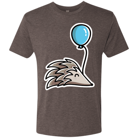 T-Shirts Macchiato / S Kawaii Hedgehog with Balloon Men's Triblend T-Shirt