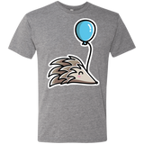 T-Shirts Premium Heather / S Kawaii Hedgehog with Balloon Men's Triblend T-Shirt