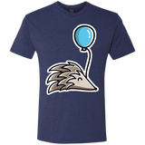 T-Shirts Vintage Navy / S Kawaii Hedgehog with Balloon Men's Triblend T-Shirt