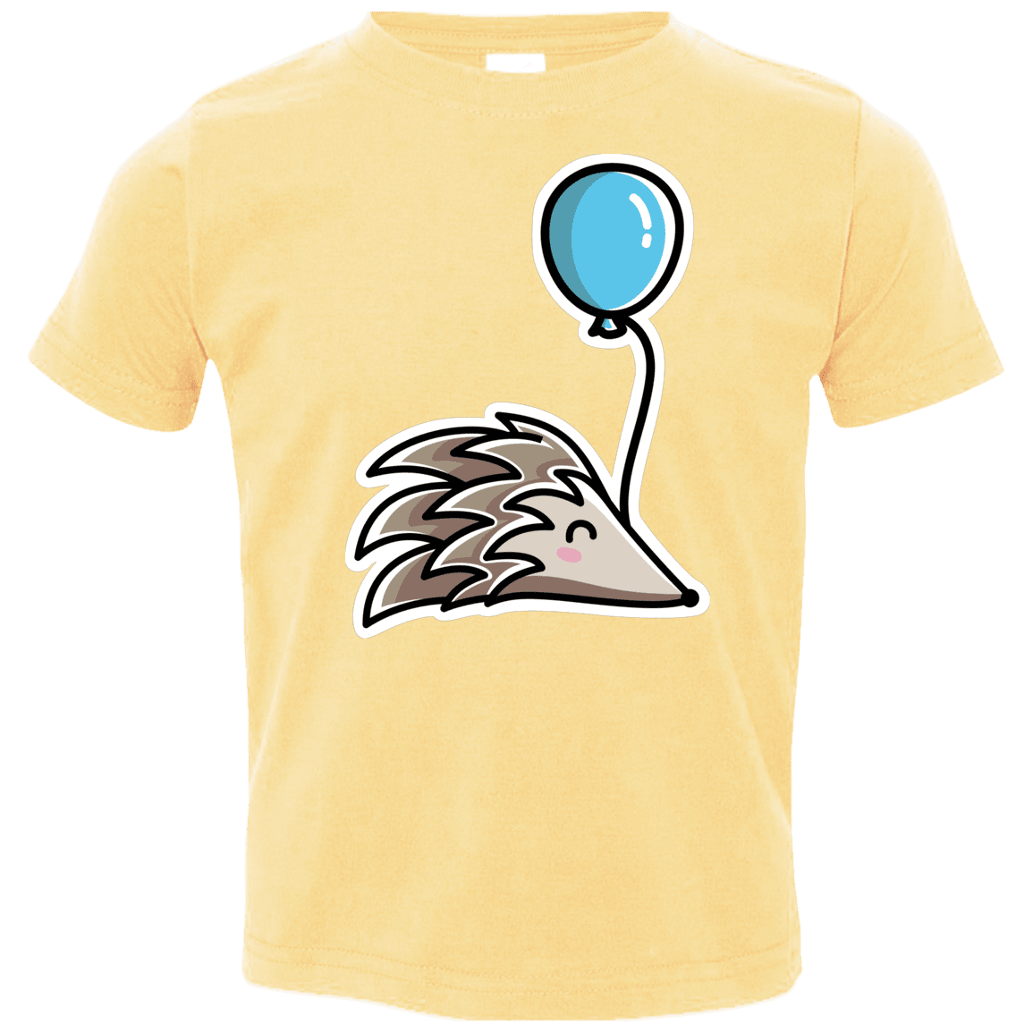 T-Shirts Butter / 2T Kawaii Hedgehog with Balloon Toddler Premium T-Shirt