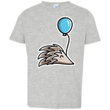 T-Shirts Heather Grey / 2T Kawaii Hedgehog with Balloon Toddler Premium T-Shirt