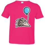 T-Shirts Hot Pink / 2T Kawaii Hedgehog with Balloon Toddler Premium T-Shirt