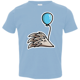 T-Shirts Light Blue / 2T Kawaii Hedgehog with Balloon Toddler Premium T-Shirt