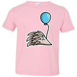 T-Shirts Pink / 2T Kawaii Hedgehog with Balloon Toddler Premium T-Shirt