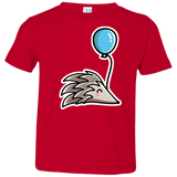 T-Shirts Red / 2T Kawaii Hedgehog with Balloon Toddler Premium T-Shirt