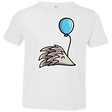 T-Shirts White / 2T Kawaii Hedgehog with Balloon Toddler Premium T-Shirt