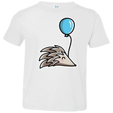 T-Shirts White / 2T Kawaii Hedgehog with Balloon Toddler Premium T-Shirt