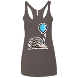 T-Shirts Macchiato / X-Small Kawaii Hedgehog with Balloon Women's Triblend Racerback Tank
