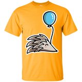 T-Shirts Gold / YXS Kawaii Hedgehog with Balloon Youth T-Shirt