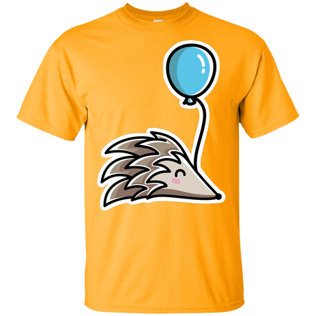 T-Shirts Gold / YXS Kawaii Hedgehog with Balloon Youth T-Shirt