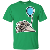 T-Shirts Irish Green / YXS Kawaii Hedgehog with Balloon Youth T-Shirt