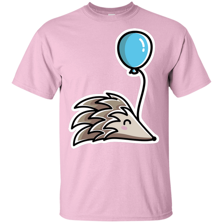 T-Shirts Light Pink / YXS Kawaii Hedgehog with Balloon Youth T-Shirt