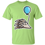 T-Shirts Mint Green / YXS Kawaii Hedgehog with Balloon Youth T-Shirt