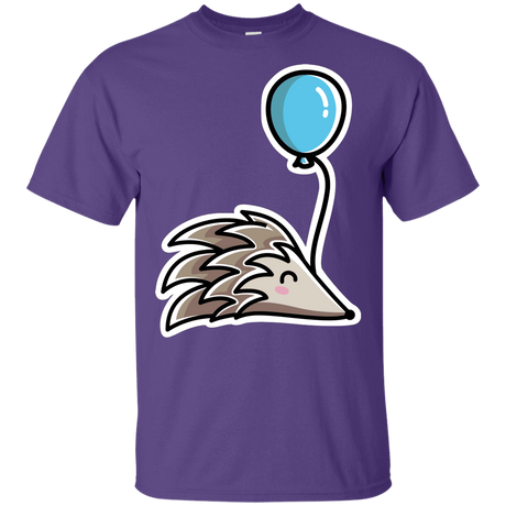 T-Shirts Purple / YXS Kawaii Hedgehog with Balloon Youth T-Shirt