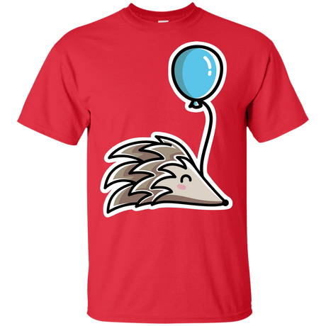 T-Shirts Red / YXS Kawaii Hedgehog with Balloon Youth T-Shirt