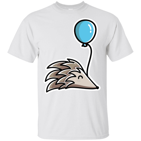 T-Shirts White / YXS Kawaii Hedgehog with Balloon Youth T-Shirt